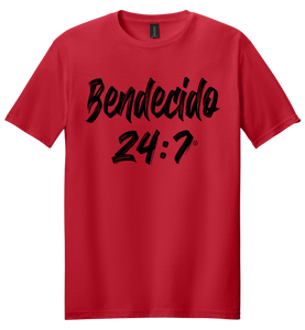 Blessed 24:7® (SPANISH) Bendecido T-shirt FREE SHIPPING