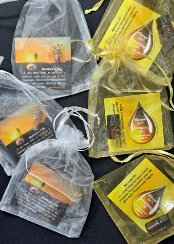 Blessed 24:7®️ Anointing Oil & Mustard Seed of Faith Gifts FREE Shipping (6pcs)