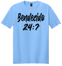 Load image into Gallery viewer, Blessed 24:7® (SPANISH) Bendecido T-shirt FREE SHIPPING