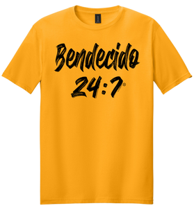 Blessed 24:7® (SPANISH) Bendecido T-shirt FREE SHIPPING