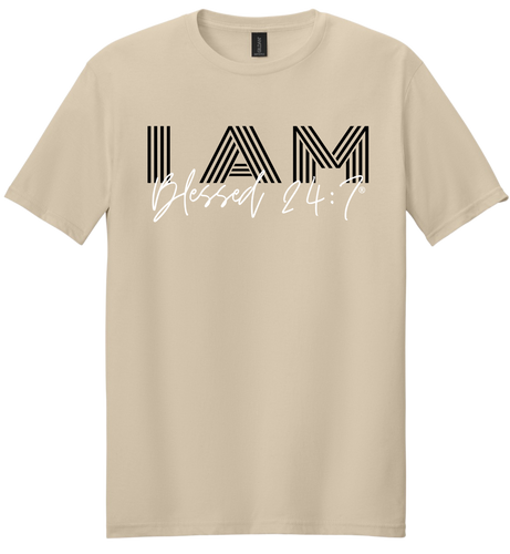 I AM Blessed 24:7® T-shirts FREE SHIPPING