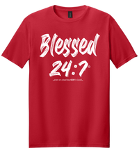 Load image into Gallery viewer, Blessed 24:7 (Greek-Fraternity Life) T-Shirts FREE SHIPPING