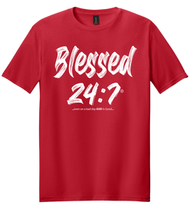 Blessed 24:7 (Greek-Fraternity Life) T-Shirts FREE SHIPPING