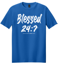 Load image into Gallery viewer, Blessed 24:7 (Greek-Fraternity Life) T-Shirts FREE SHIPPING