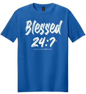 Blessed 24:7 (Greek-Fraternity Life) T-Shirts FREE SHIPPING