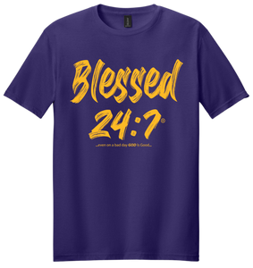 Blessed 24:7 (Greek-Fraternity Life) T-Shirts FREE SHIPPING