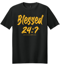 Load image into Gallery viewer, Blessed 24:7 (Greek-Fraternity Life) T-Shirts FREE SHIPPING