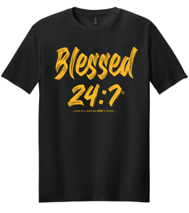 Blessed 24:7 (Greek-Fraternity Life) T-Shirts FREE SHIPPING