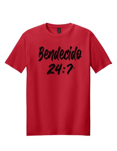 Blessed 24:7® (SPANISH) Bendecido T-shirt FREE SHIPPING