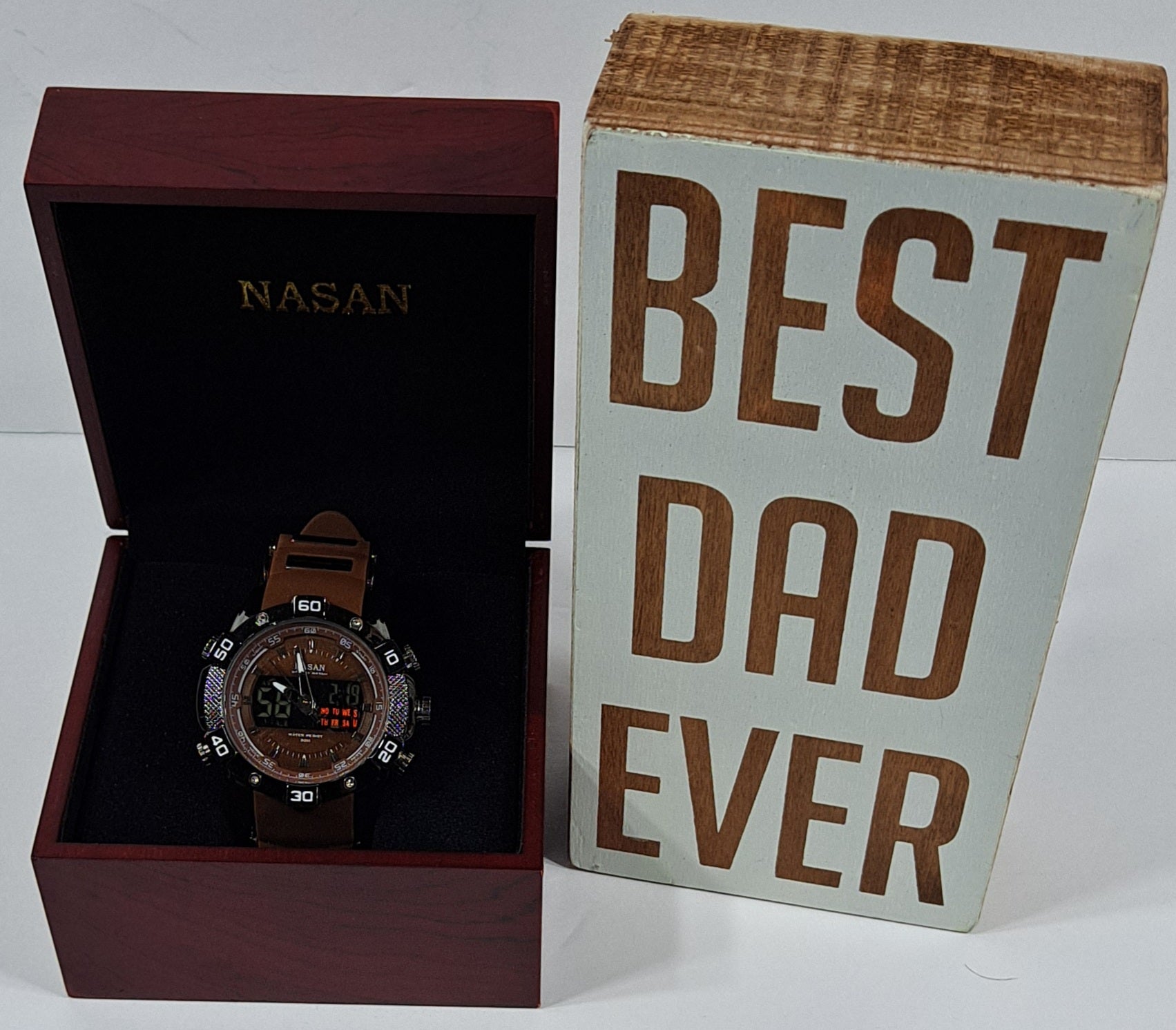 Best Dad Ever Custom Photo Father's Day Gift Name Watch | Zazzle